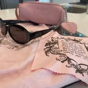Juicy Couture Y2K era sunglasses Juicy Couture Y2K Blue Sunglasses – Vintage by Misty main image 4